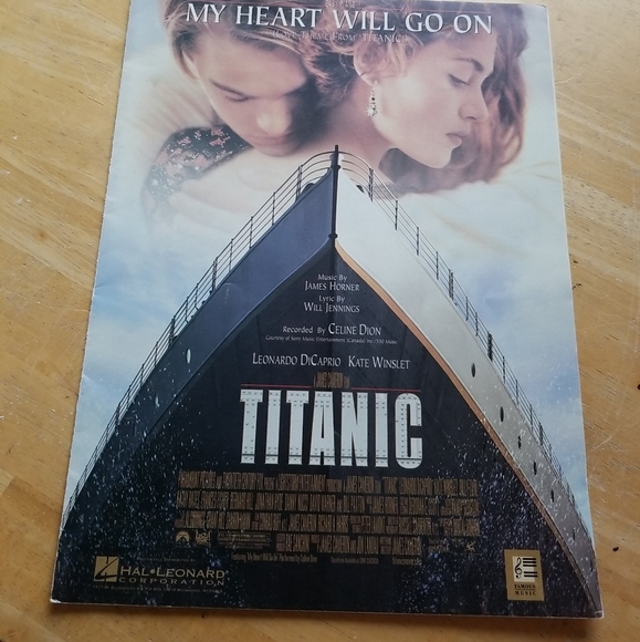 My Heart Will Go On Love Sheet Music TITANIC Piano Vocal Guitar - Picture 2 of 3